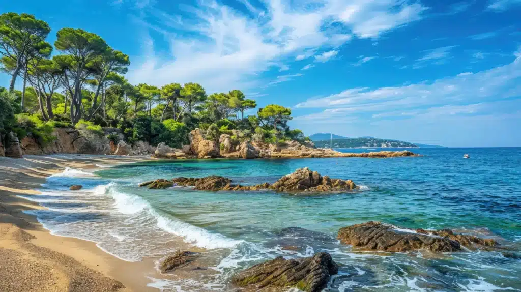 camping proche des plages de la Croix-Valmer, dans le Var