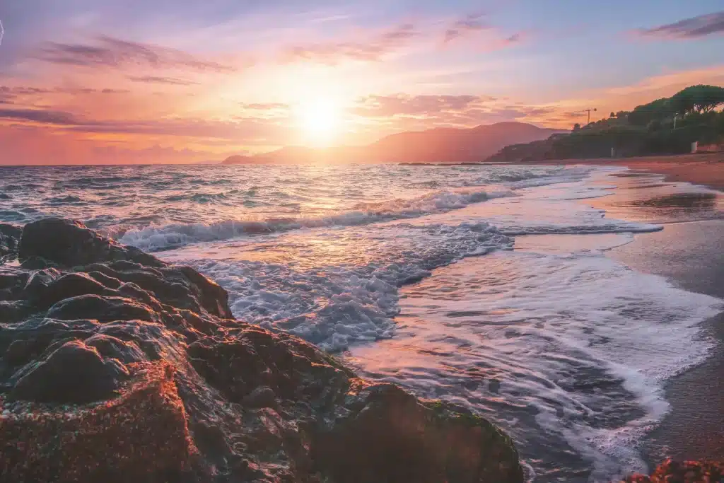 La plage de Gigaro, entre Ramatuelle et La Croix-Valmer